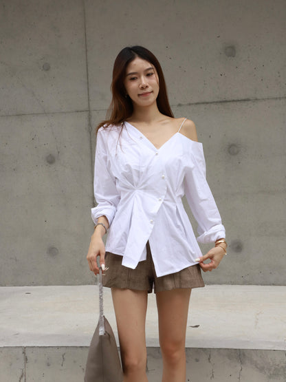 Slim Cut Pearl Shirt