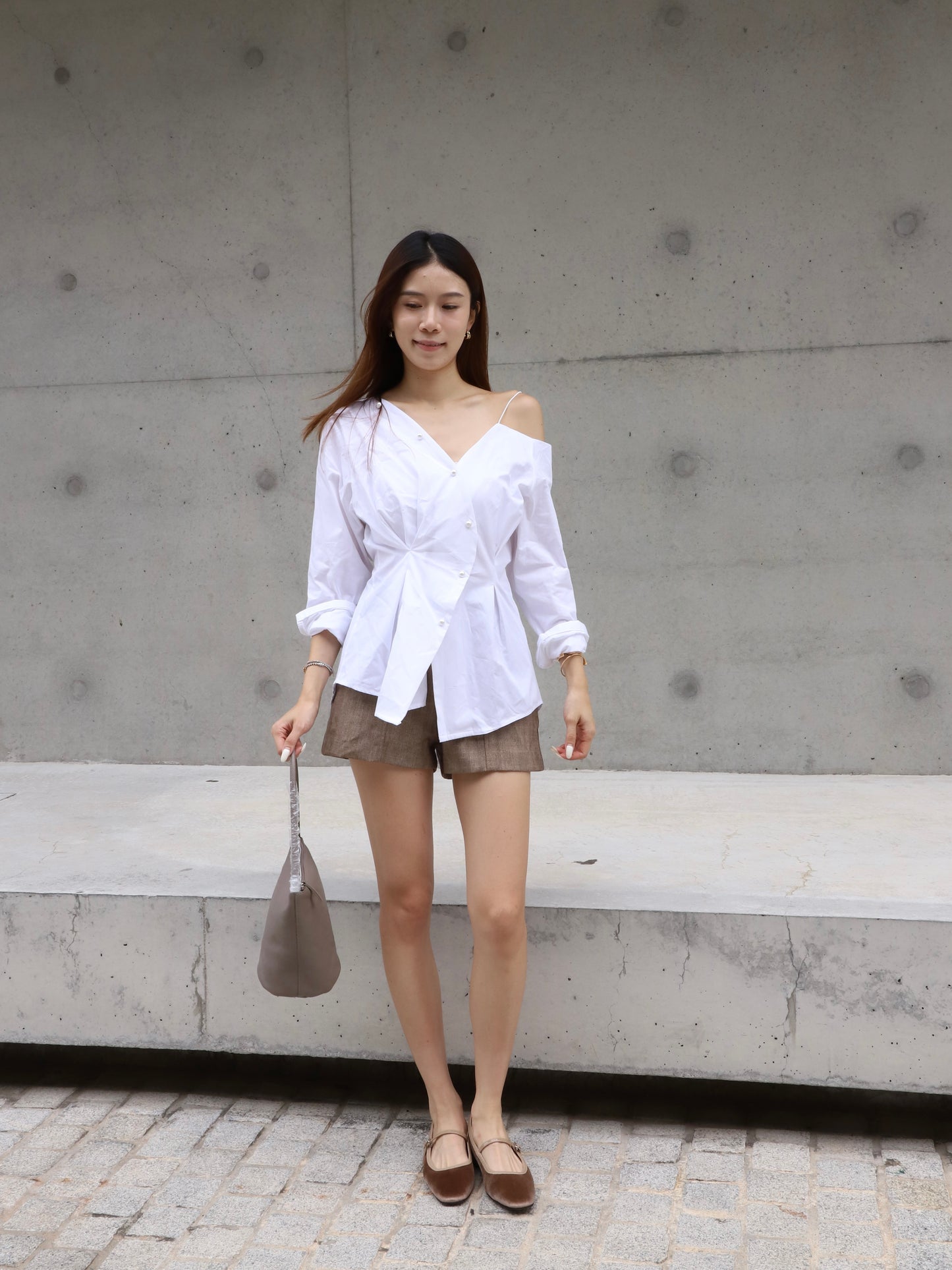 Slim Cut Pearl Shirt