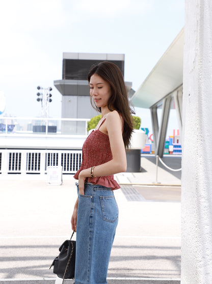 Checked Mini Tank Top