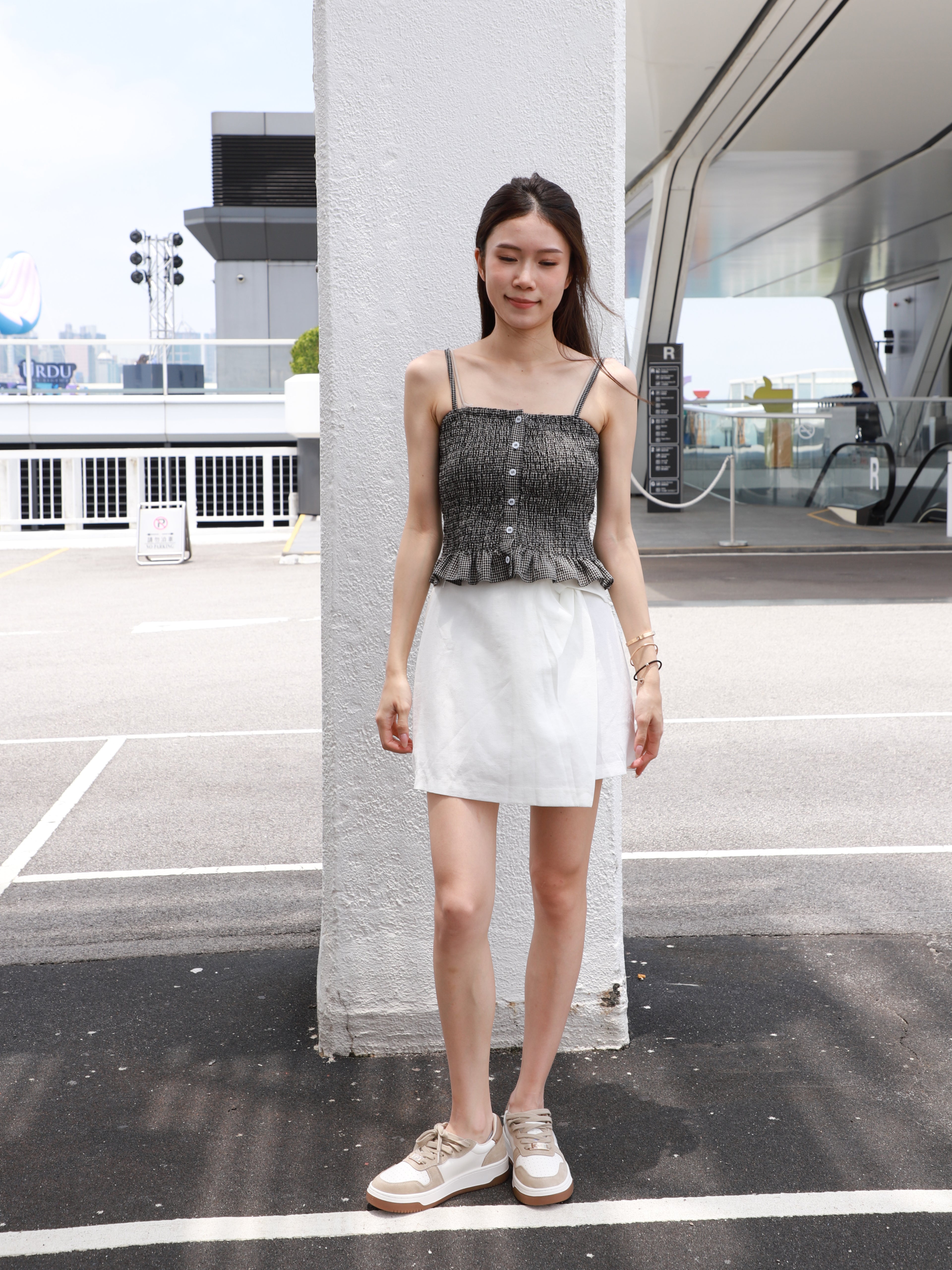 Checked Mini Tank Top