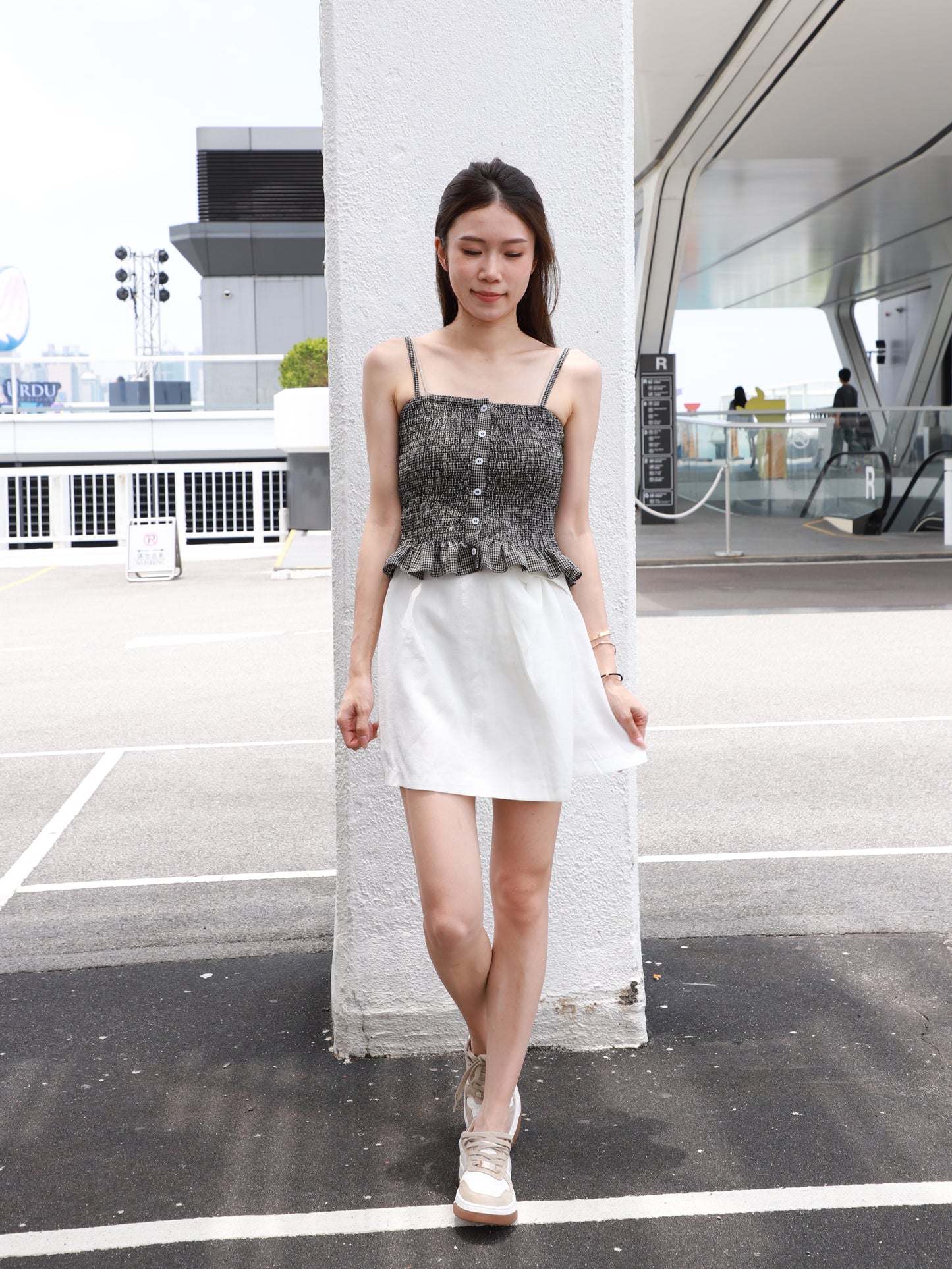 Checked Mini Tank Top