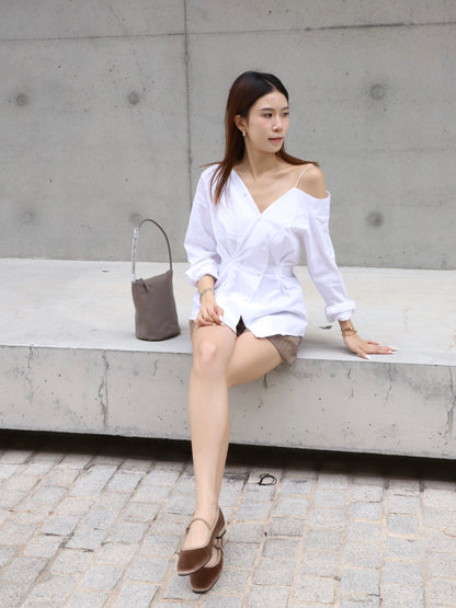 Slim Cut Pearl Shirt