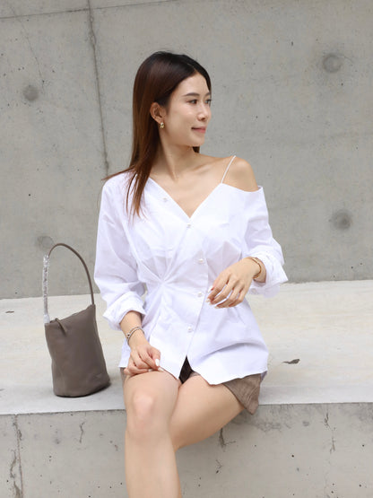 Slim Cut Pearl Shirt