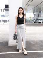 2 ways Cotton Maxi Skirt