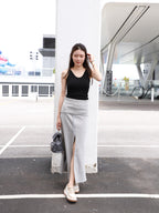 2 ways Cotton Maxi Skirt