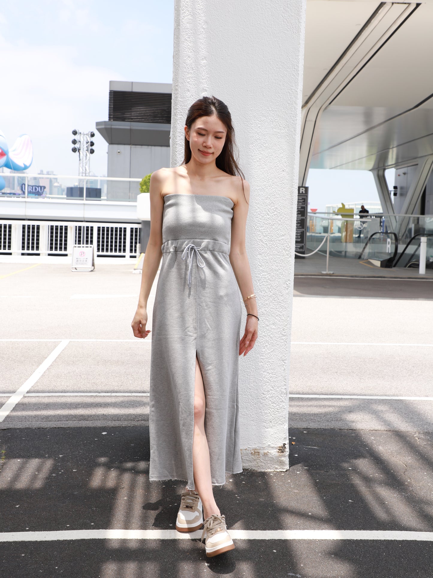 2 ways Cotton Maxi Skirt