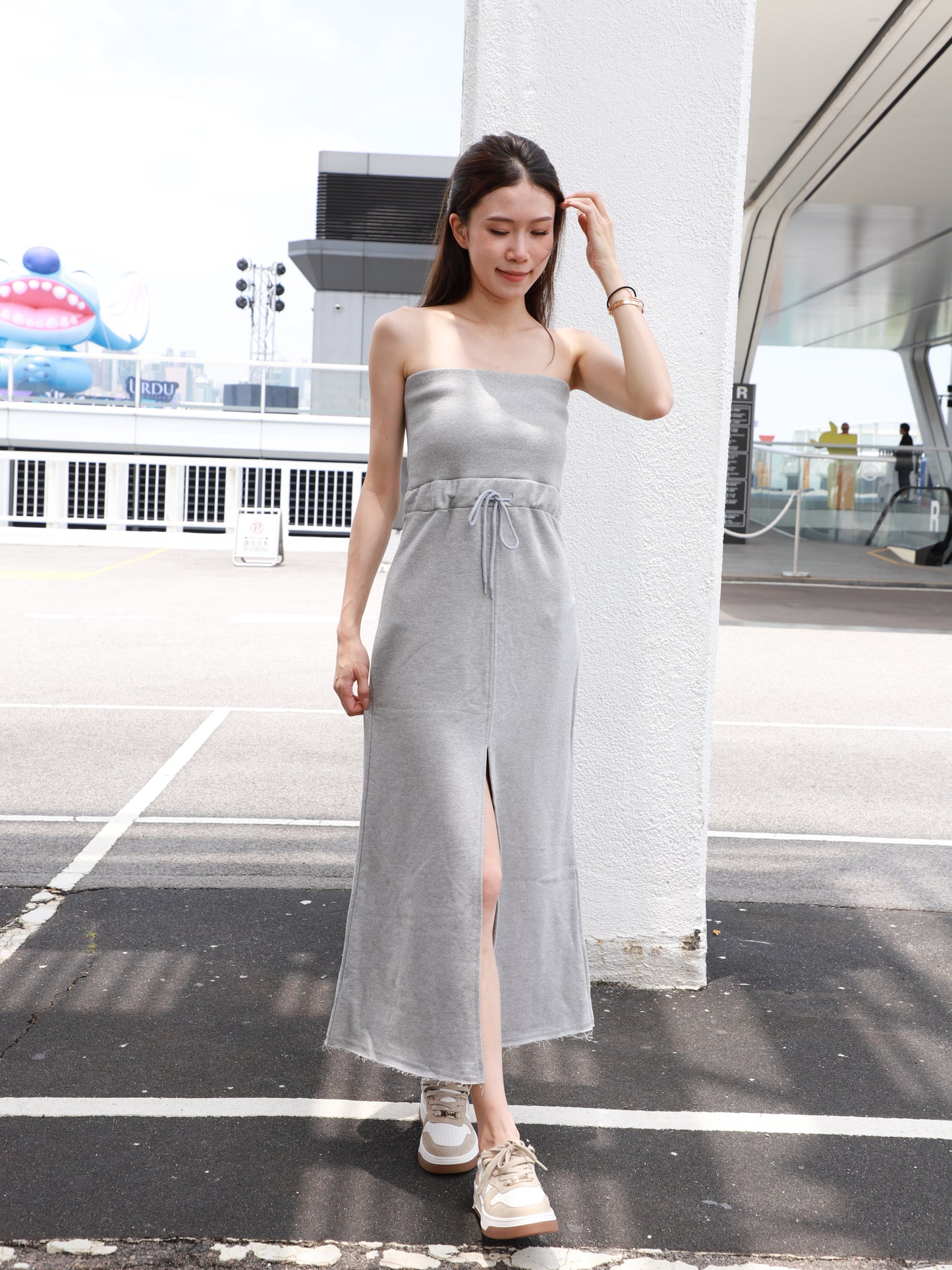 2 ways Cotton Maxi Skirt