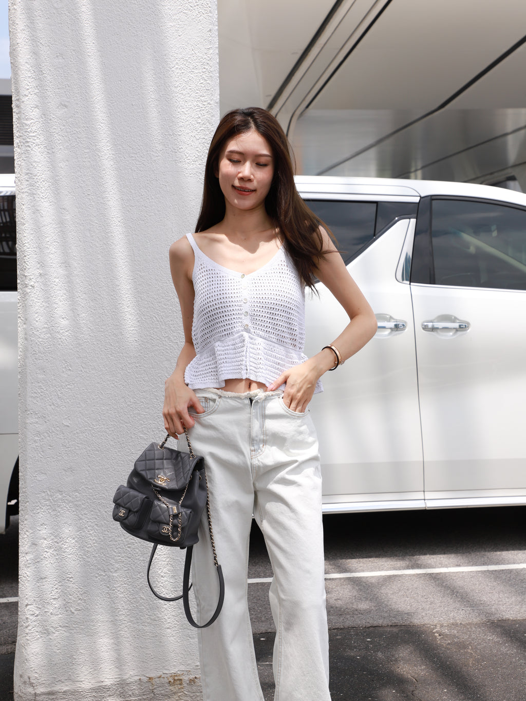 Bling Bling Knitted Tank Top