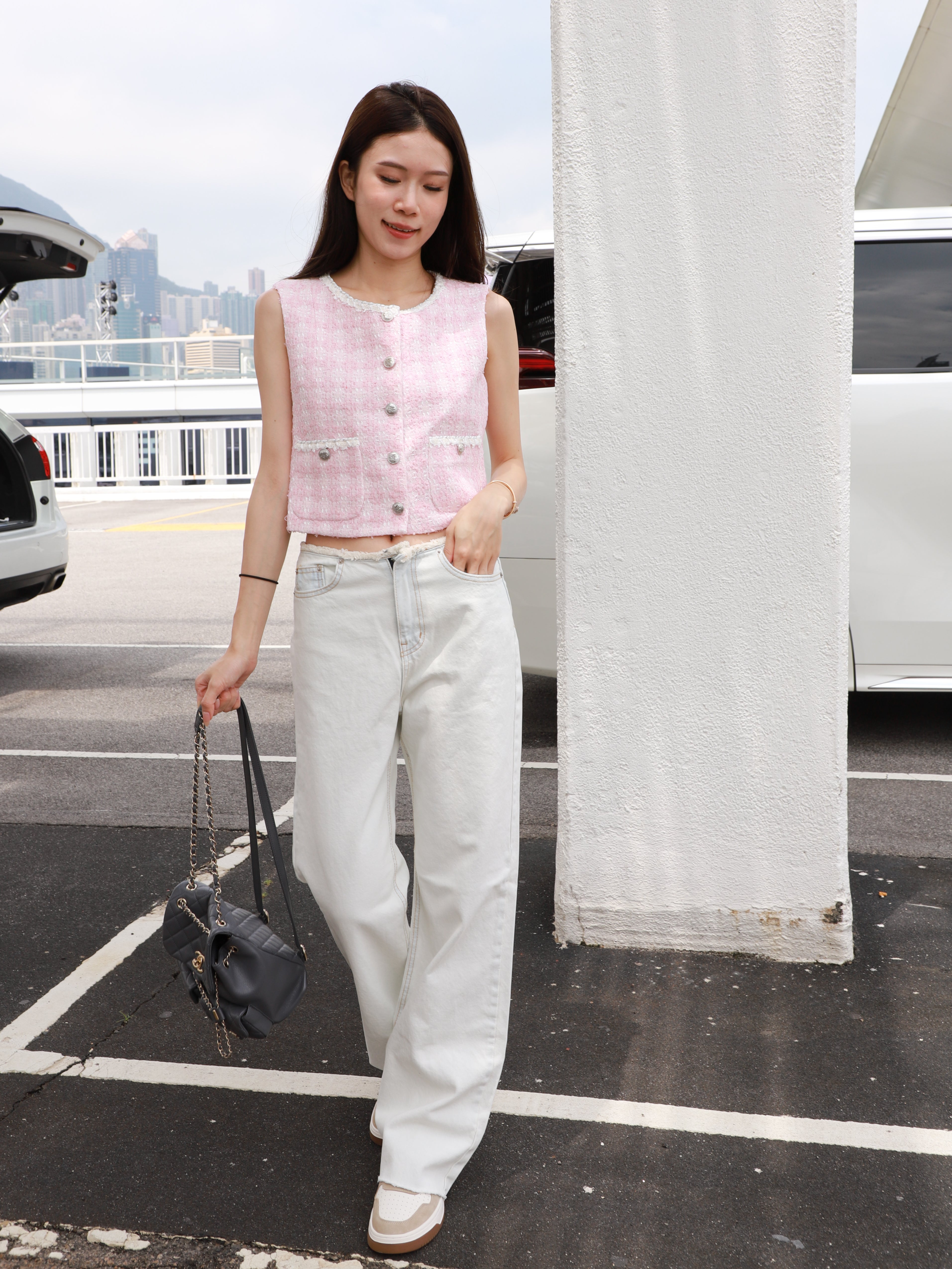 Barbie Tweed Tank Top