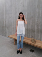 Mid Length Lace Tank Top