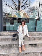 Snow Dotted Tweed Jacket