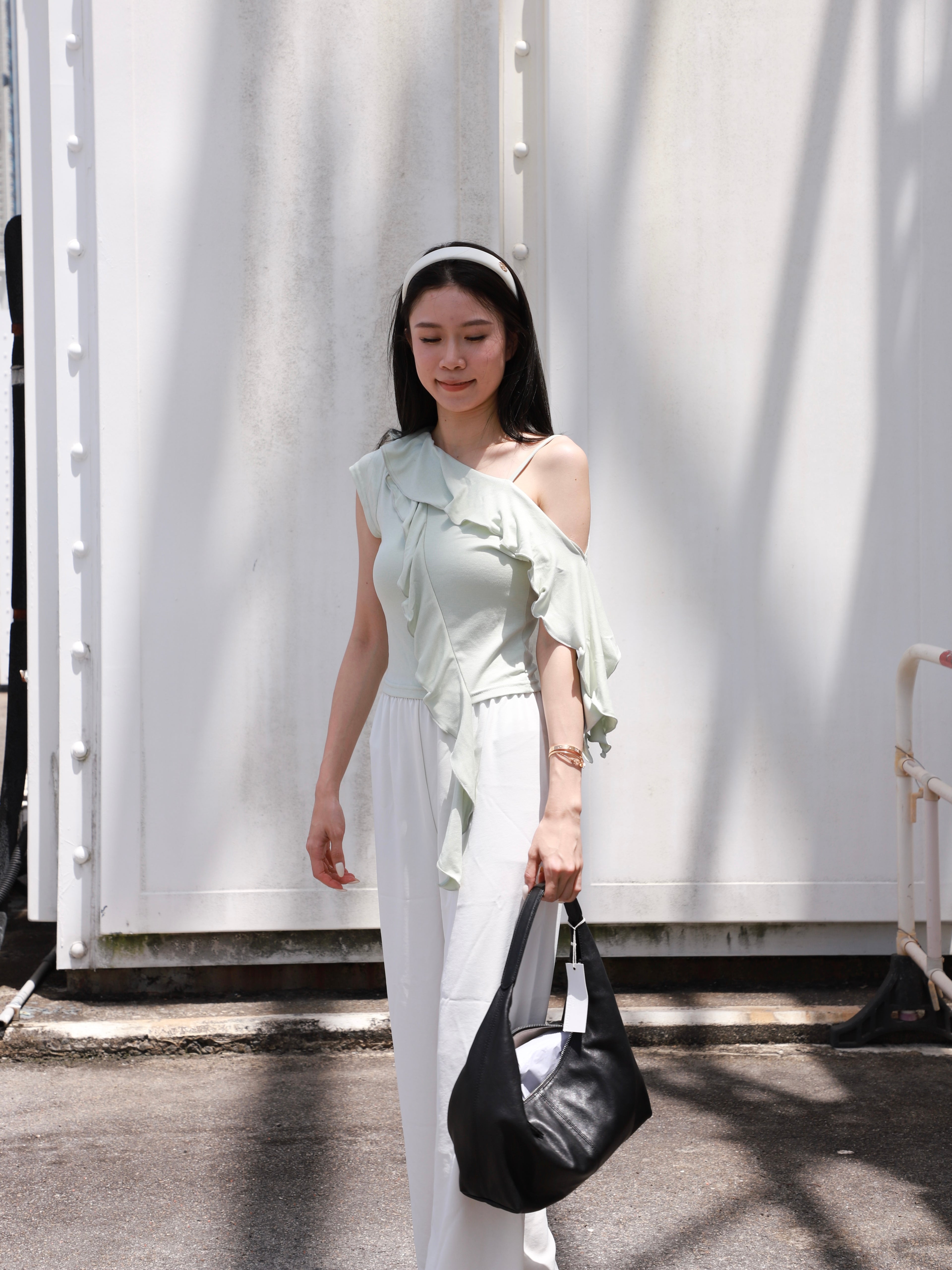 Fishy Tied Cotton T Top