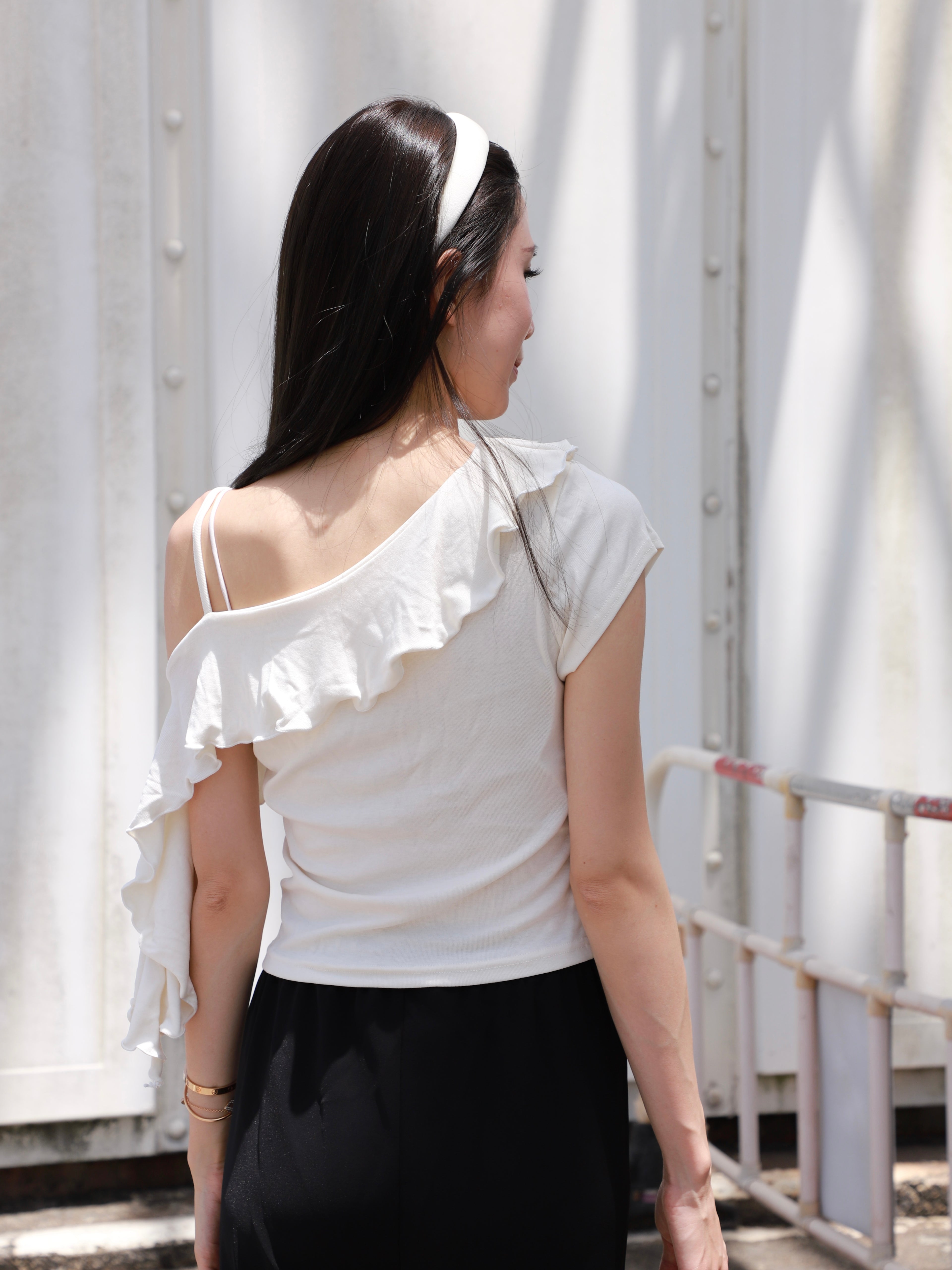 Fishy Tied Cotton T Top