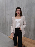 Big U Neck Slim Blazer