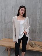 Big U Neck Slim Blazer