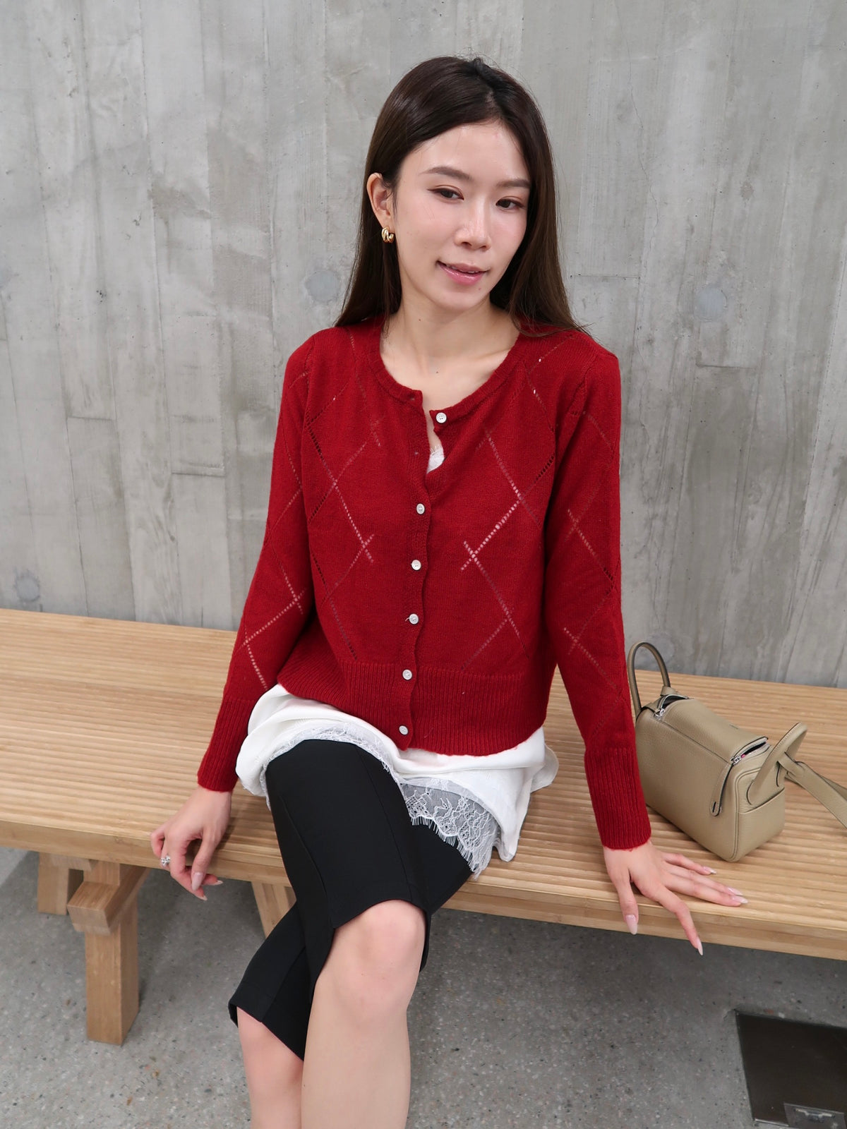 Thin Layer Knitted Cardigan