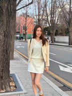 Snow Dotted Tweed Jacket