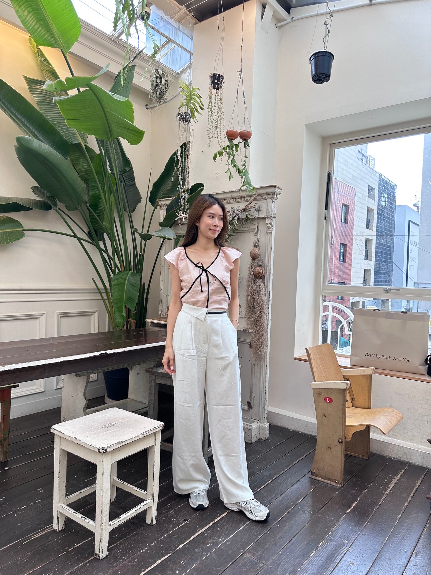 Half Lined Linen Pants