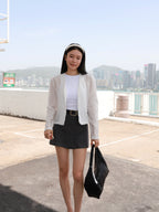 Lace Tied Back Cardigan