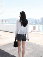 Lace Tied Back Cardigan
