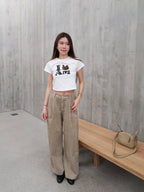 Velvet Wide Leg Pants