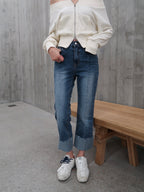 Washed Colour Denim Jeans