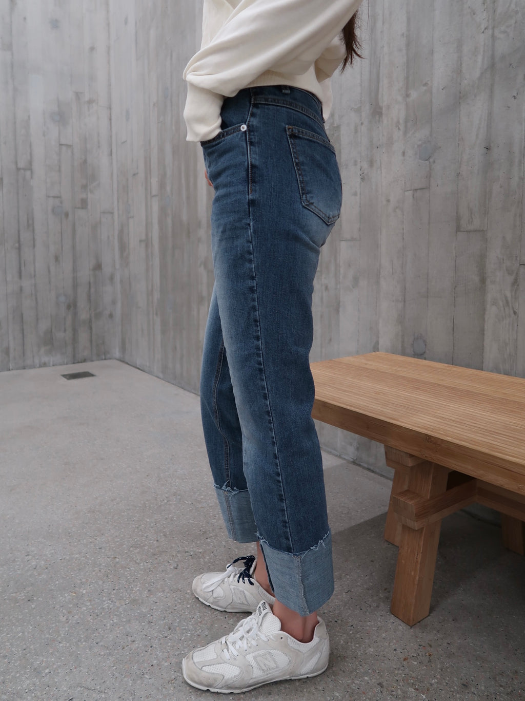 Washed Colour Denim Jeans