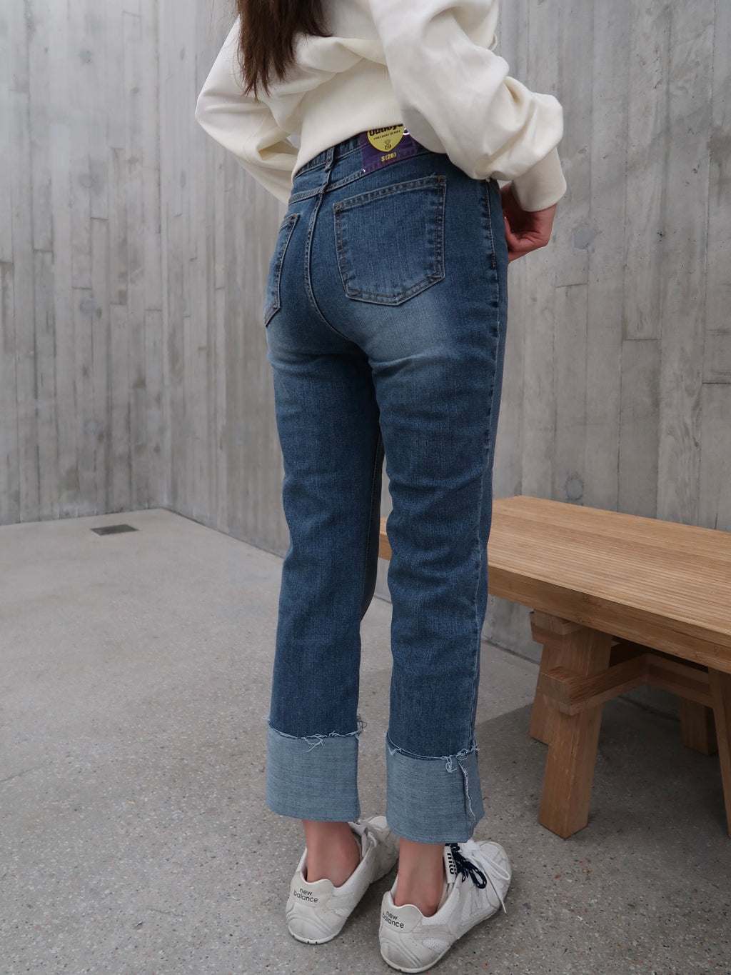 Washed Colour Denim Jeans