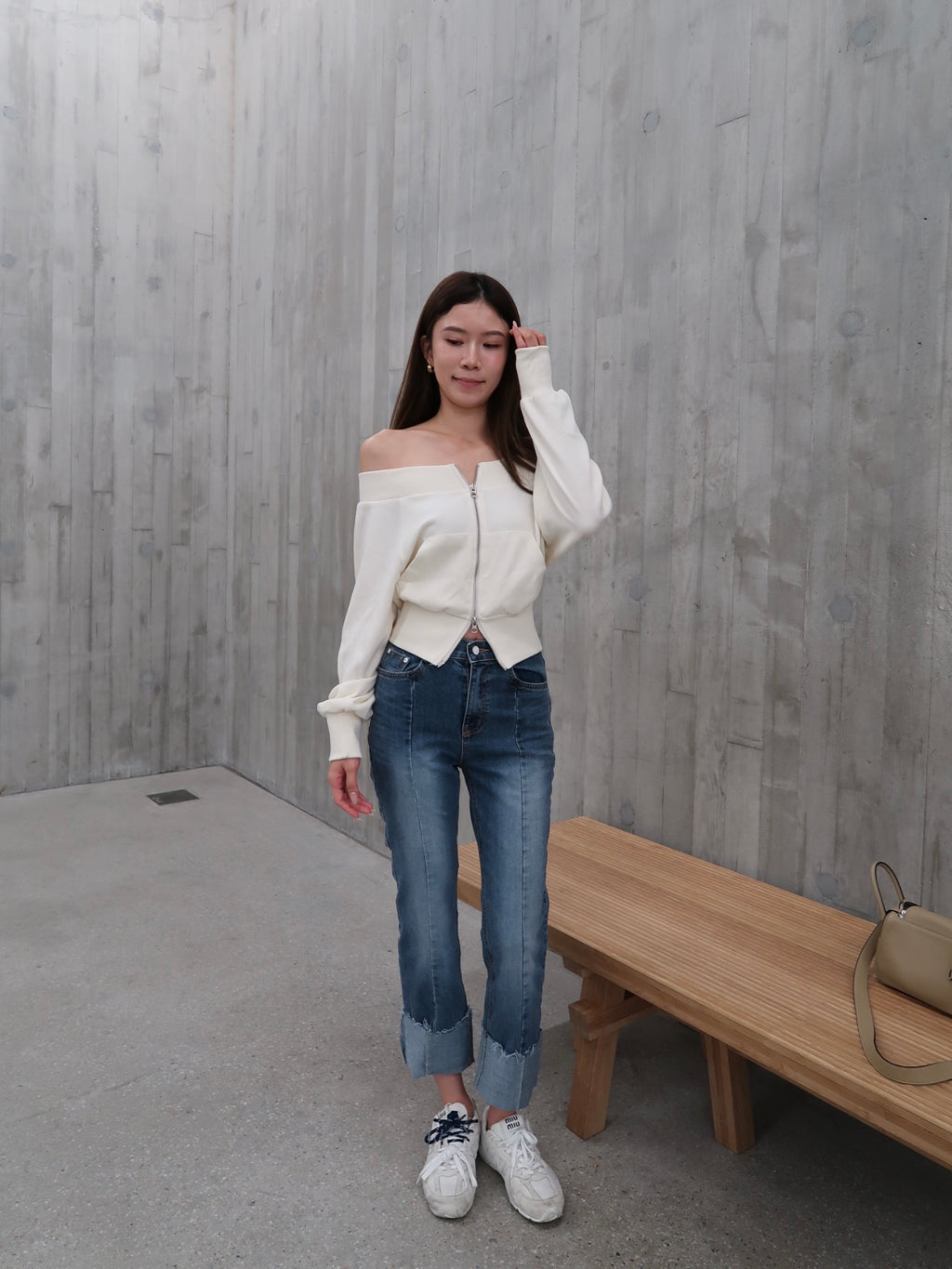 Washed Colour Denim Jeans