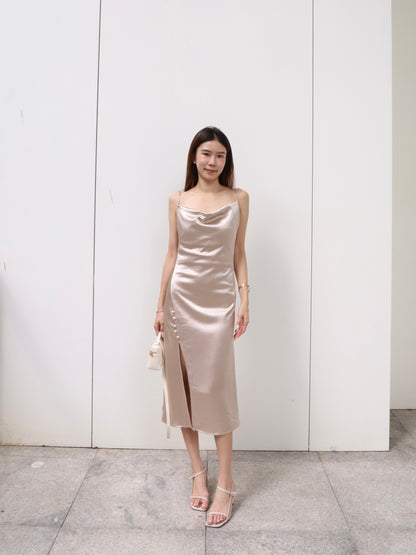 ashchic Silk Made Maxi Dress