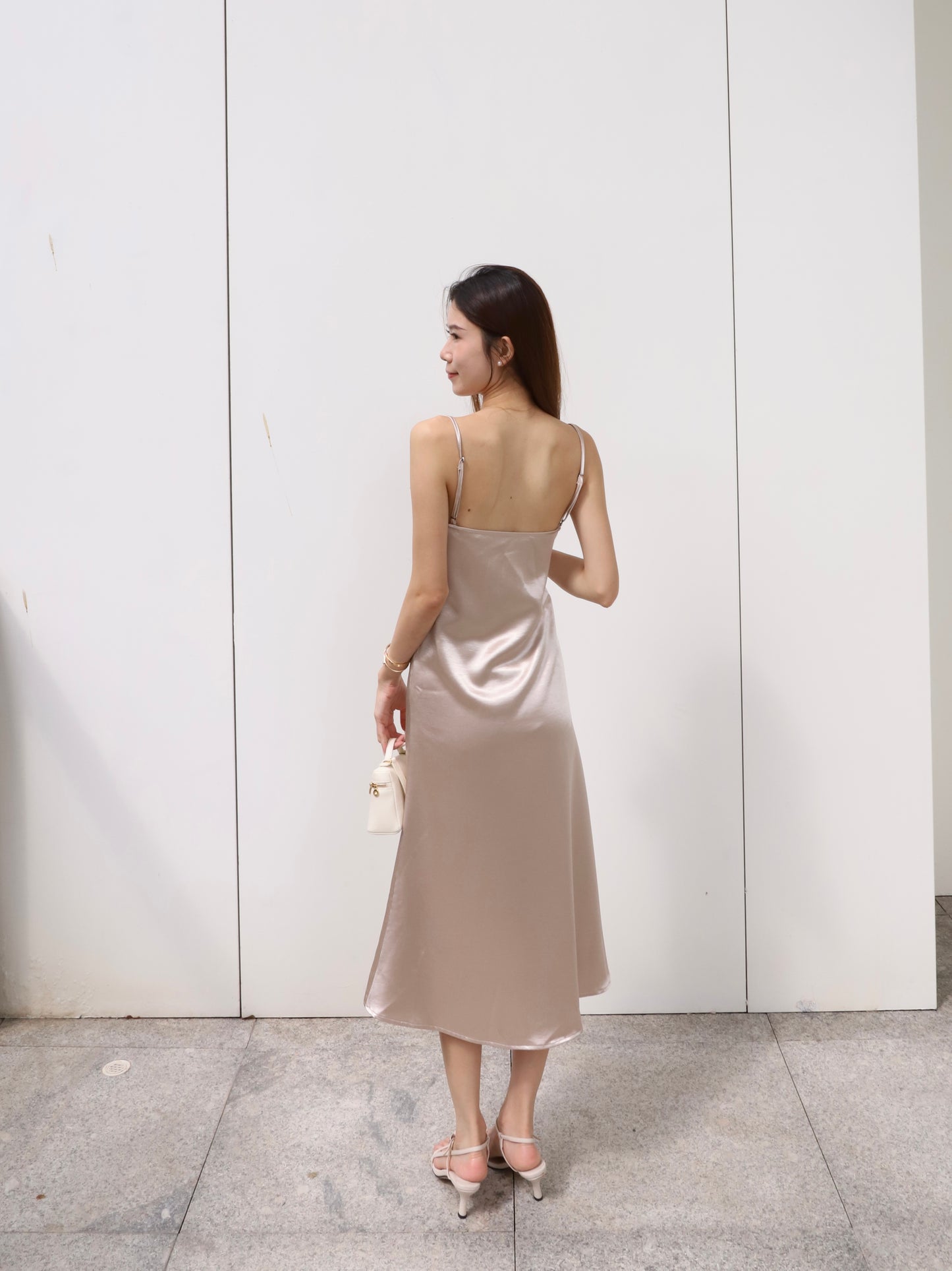 ashchic Silk Made Maxi Dress