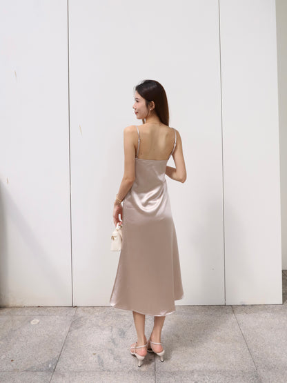 ashchic Silk Made Maxi Dress