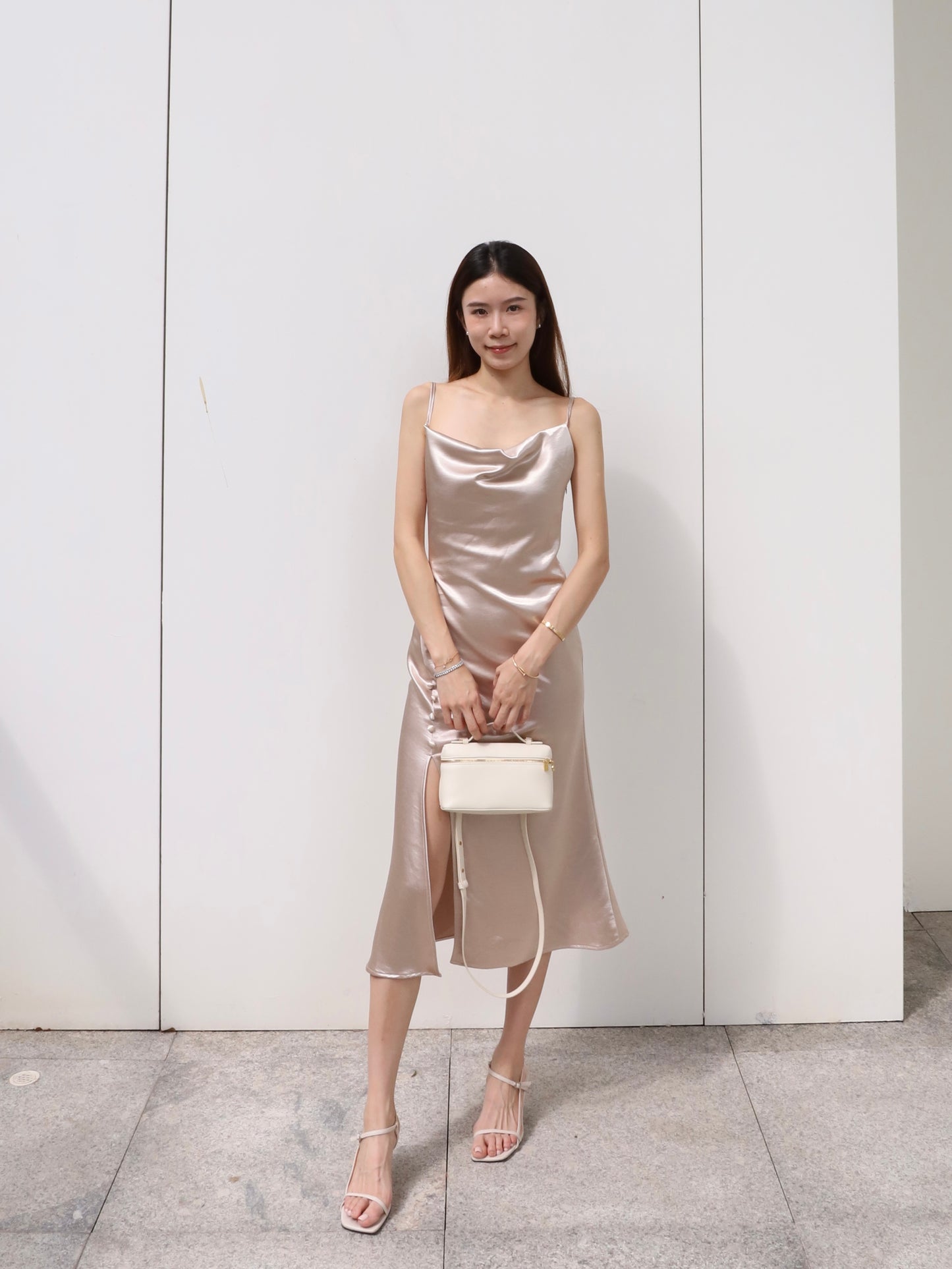 ashchic Silk Made Maxi Dress