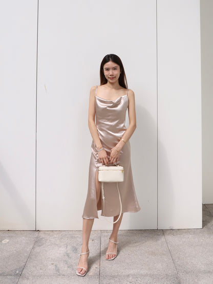 ashchic Silk Made Maxi Dress