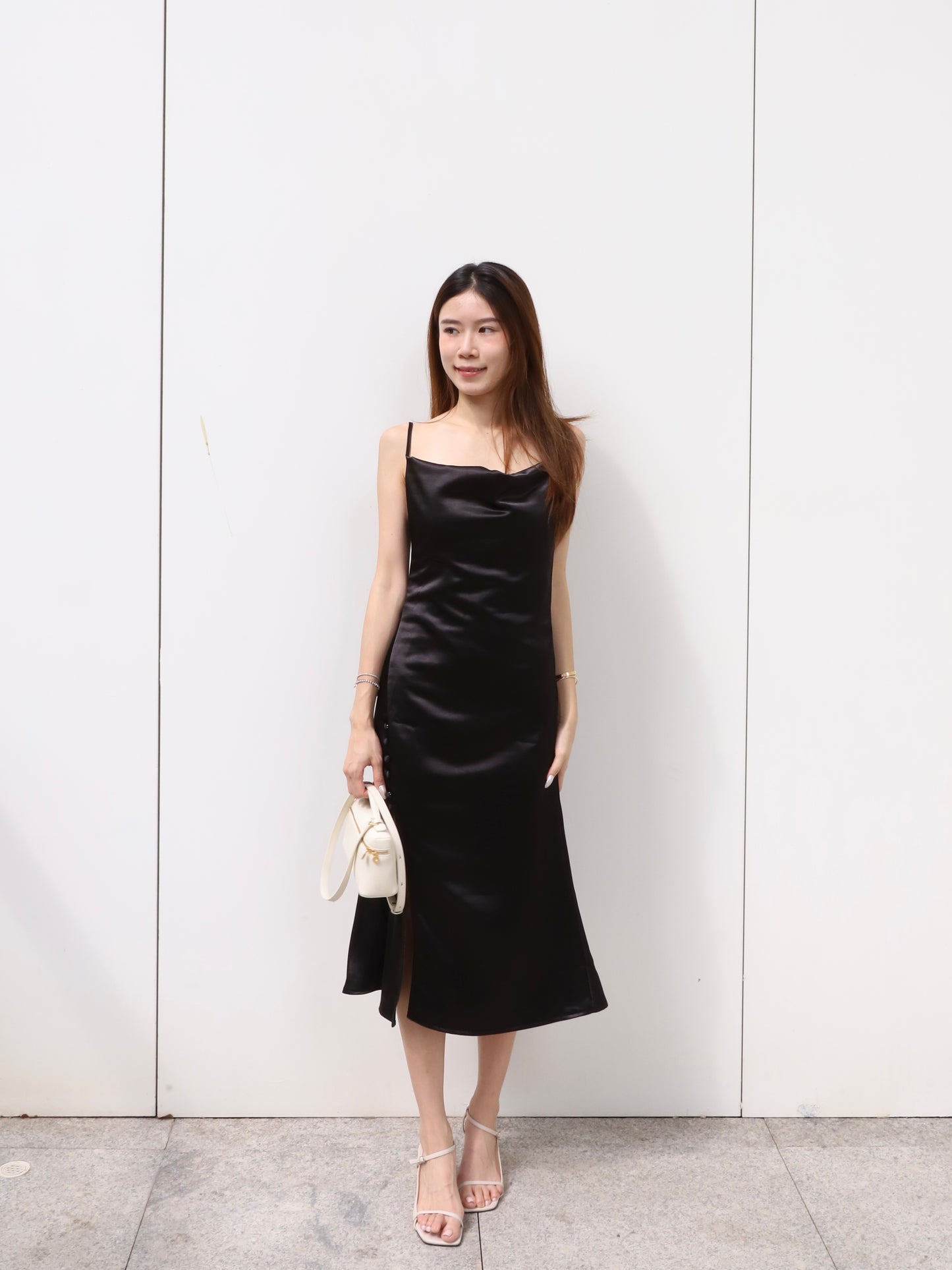 ashchic Silk Made Maxi Dress