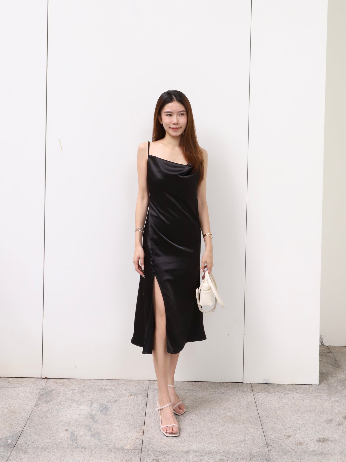 ashchic Silk Made Maxi Dress