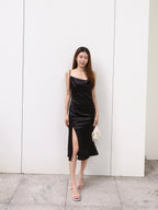 ashchic Silk Made Maxi Dress