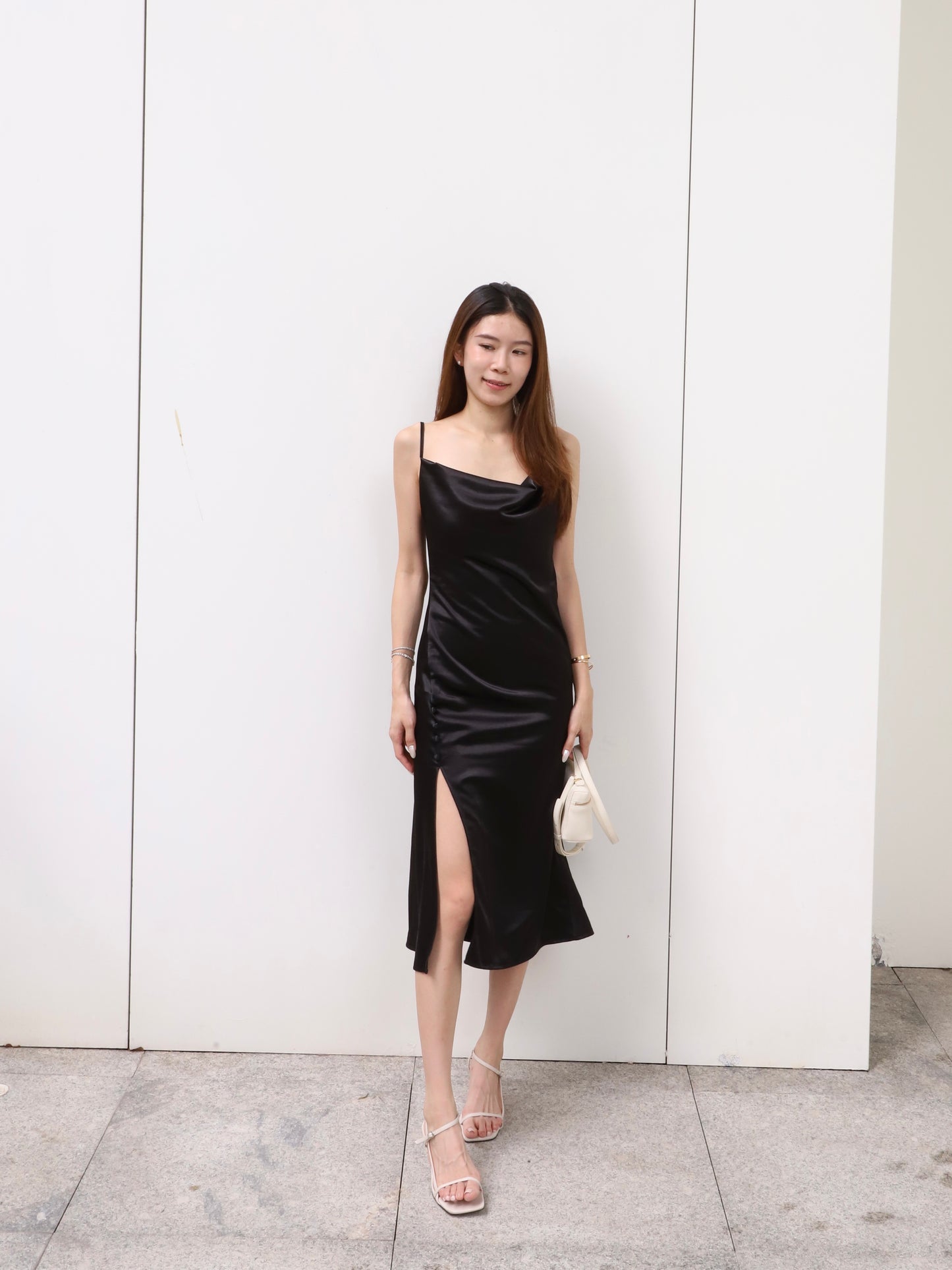 ashchic Silk Made Maxi Dress