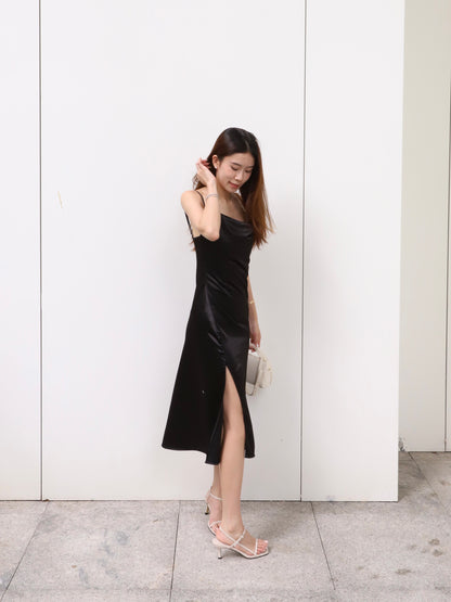 ashchic Silk Made Maxi Dress