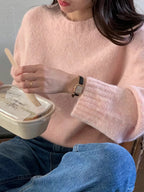 Pink Girl Wool Sweater