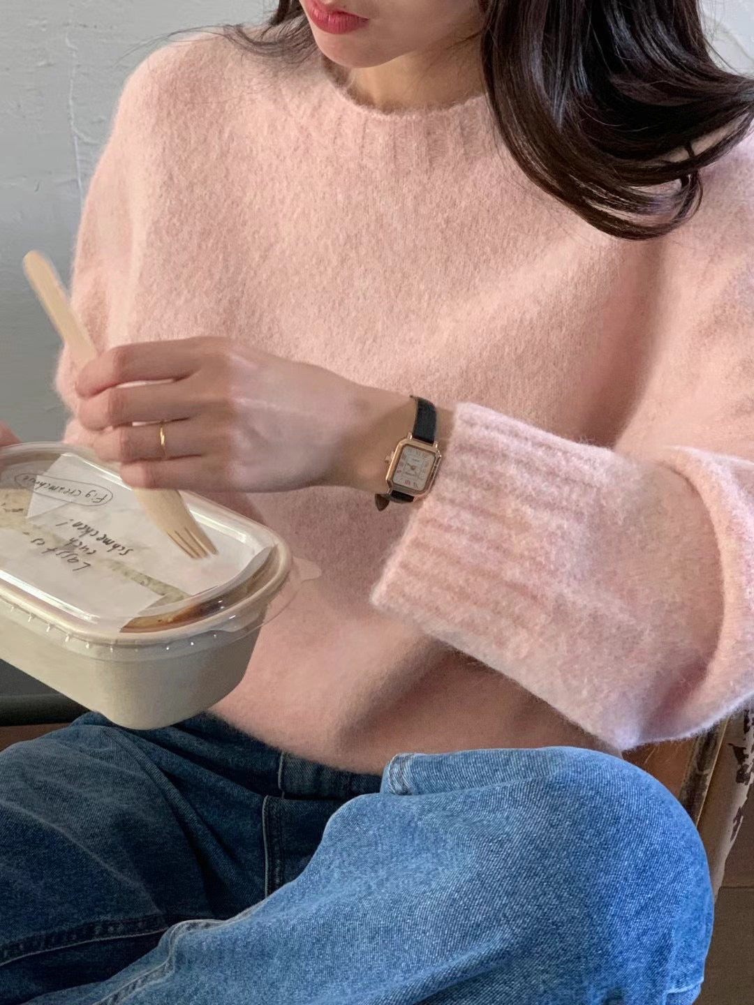 Pink Girl Wool Sweater