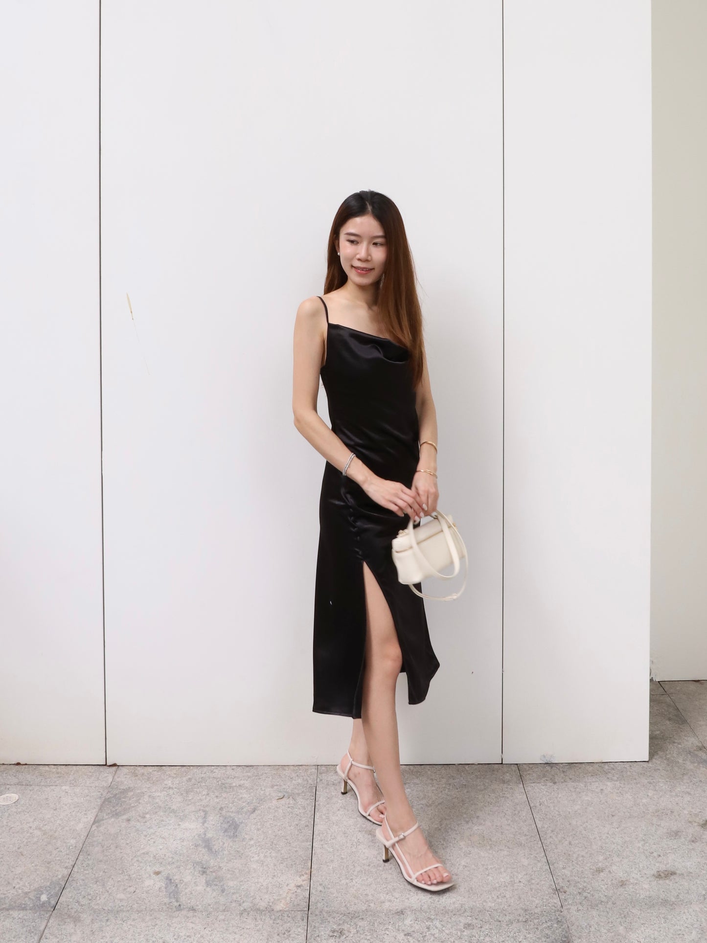 ashchic Silk Made Maxi Dress