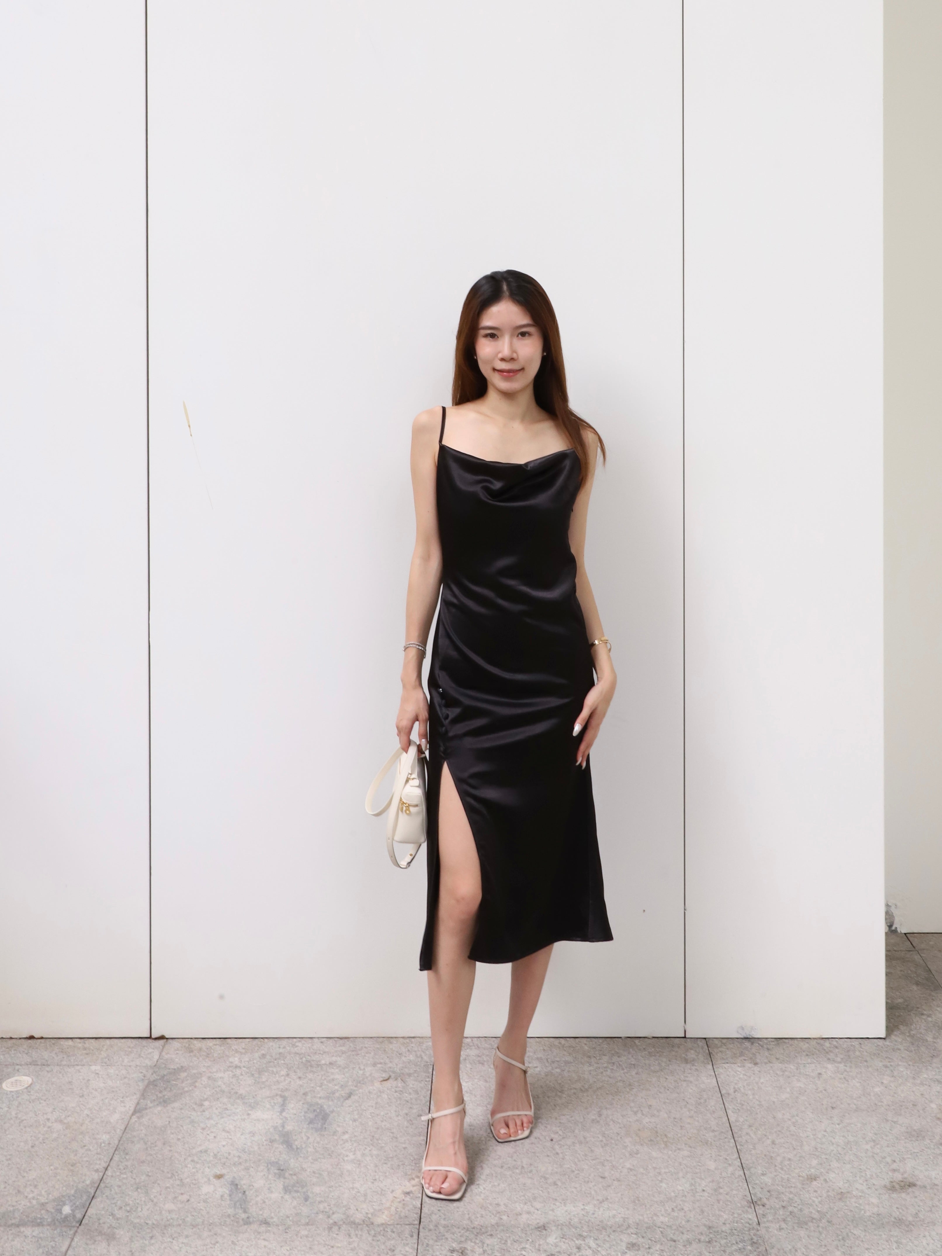 ashchic Silk Made Maxi Dress