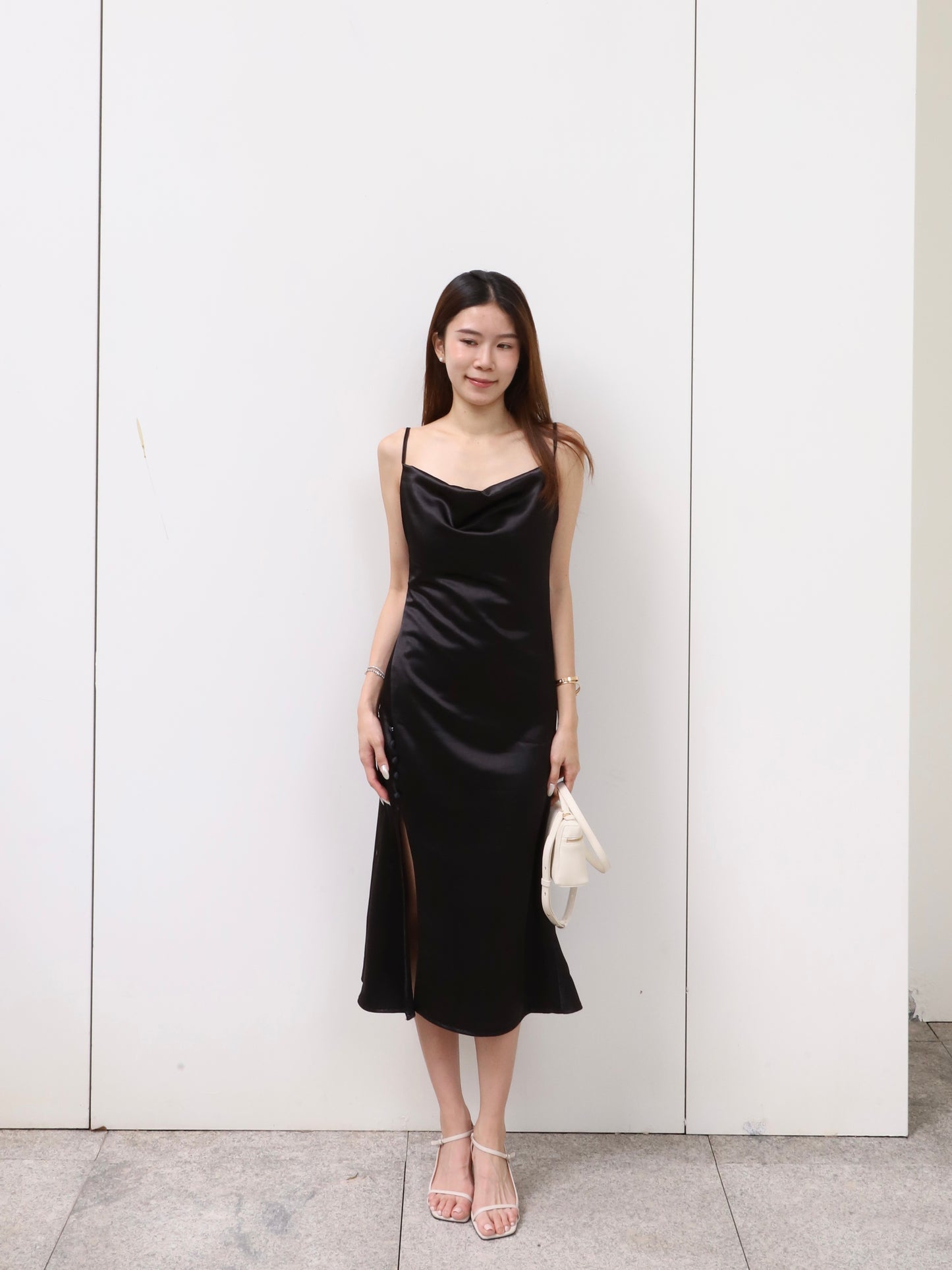 ashchic Silk Made Maxi Dress