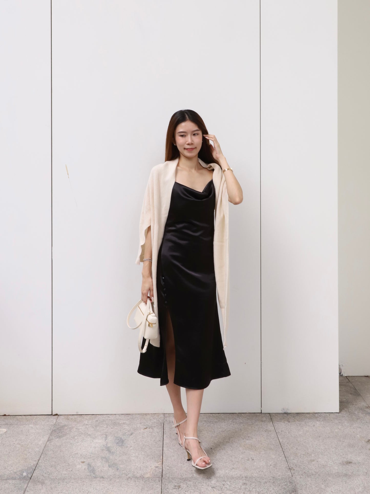 ashchic Silk Made Maxi Dress