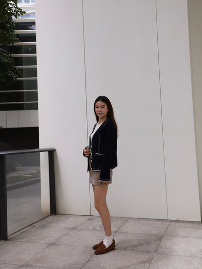 Wool 50% Oversized Cardigan