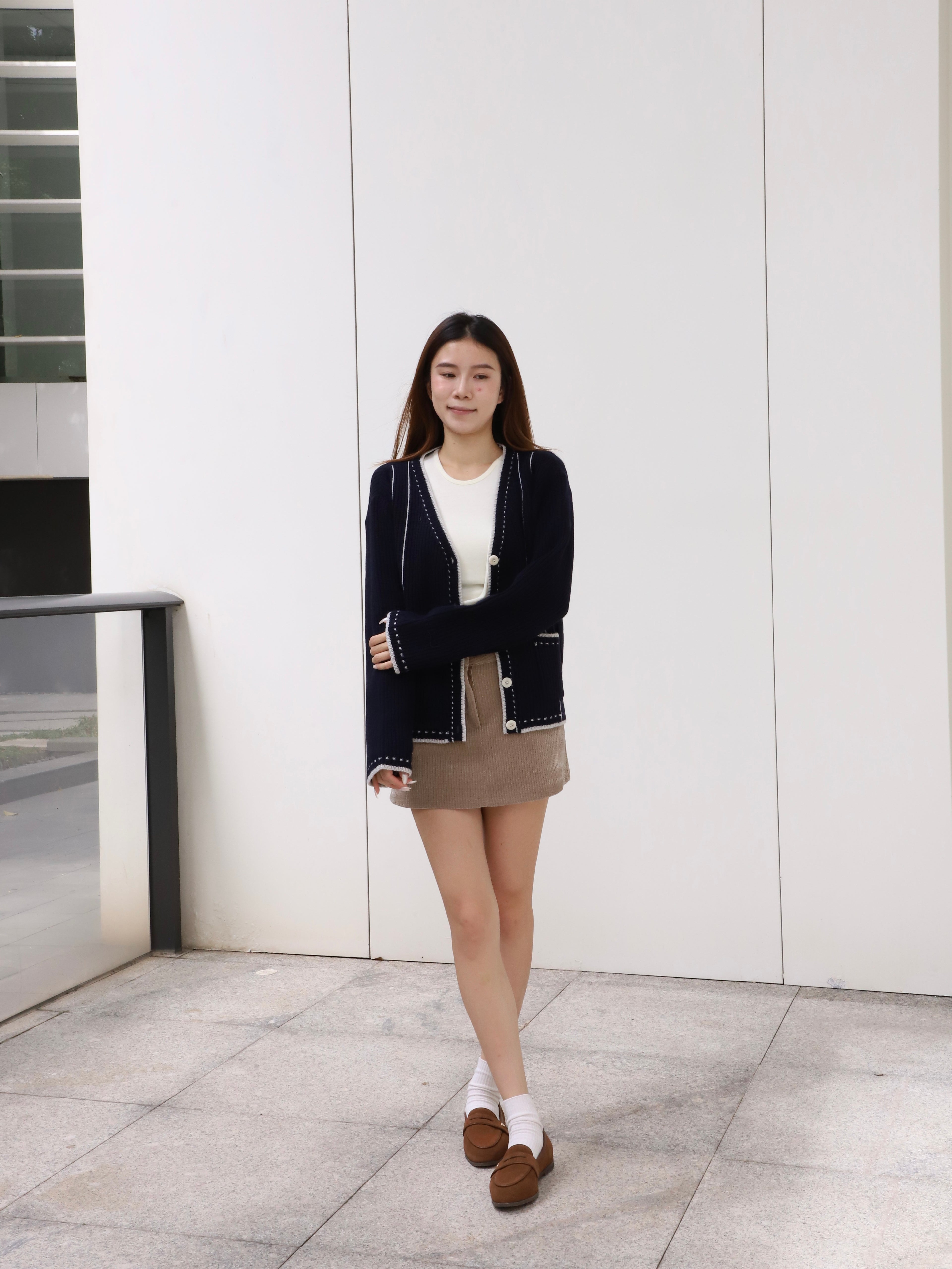 Wool 50% Oversized Cardigan