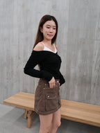 Two layer Mix Long Sleeves Top
