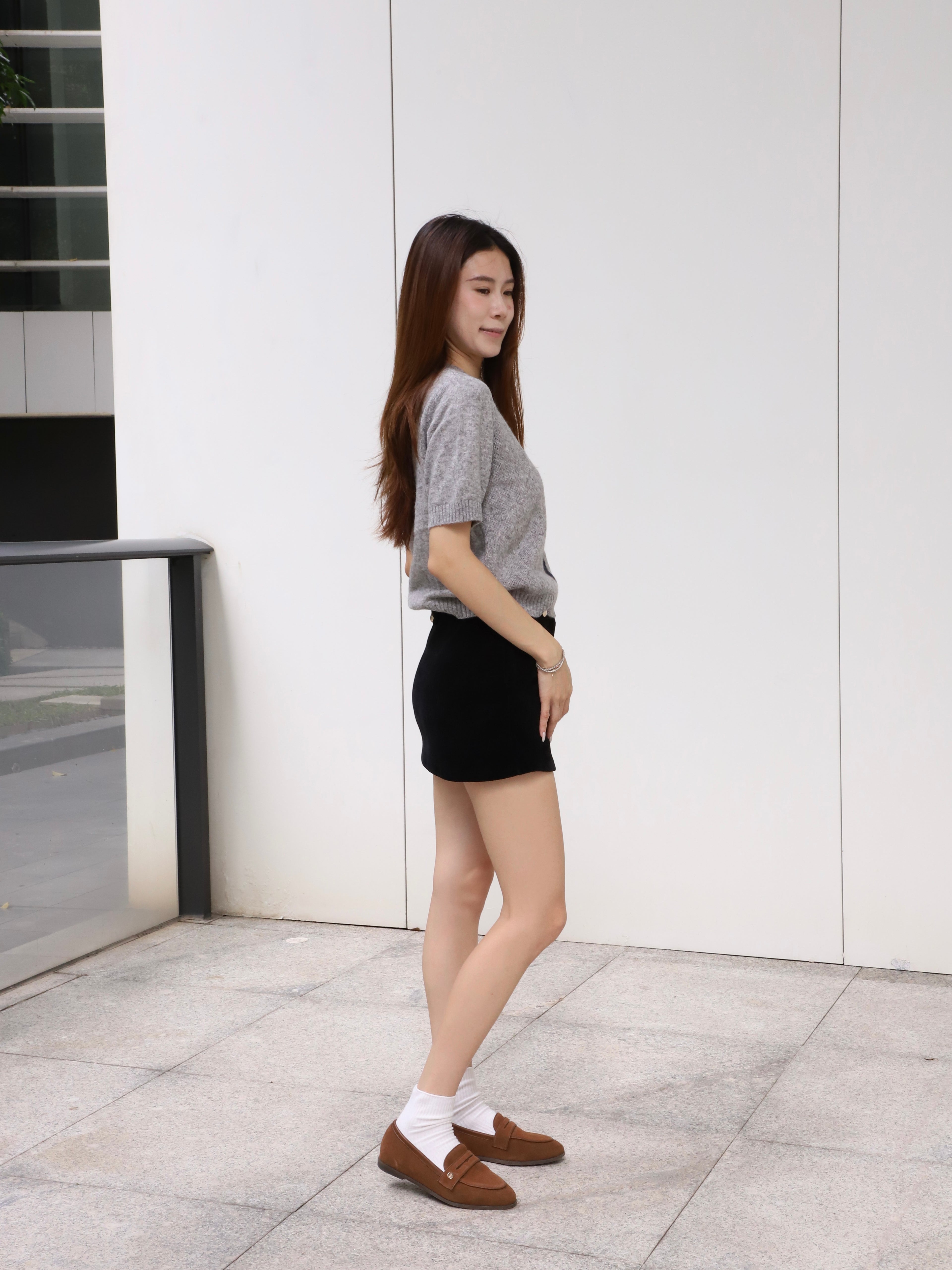 School Style Knitted Set