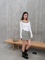 Two layer Mix Long Sleeves Top